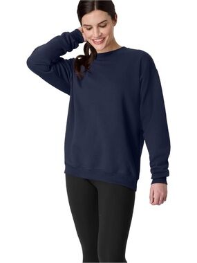 Hanes Eco fleece Crewneck Sweatshirt - navy blue